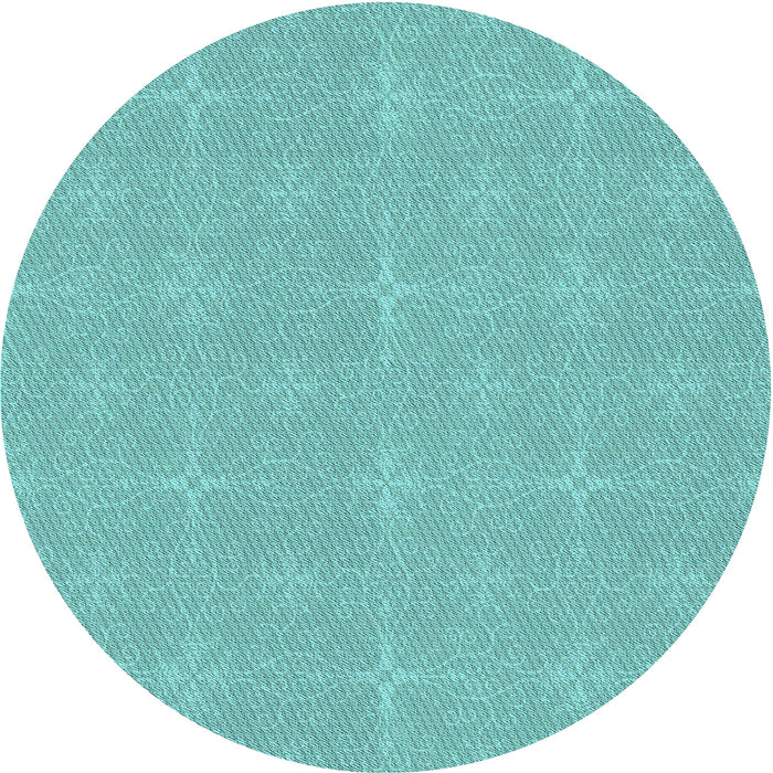 Square Patterned Light Sea Green Rug, pat1248lblu