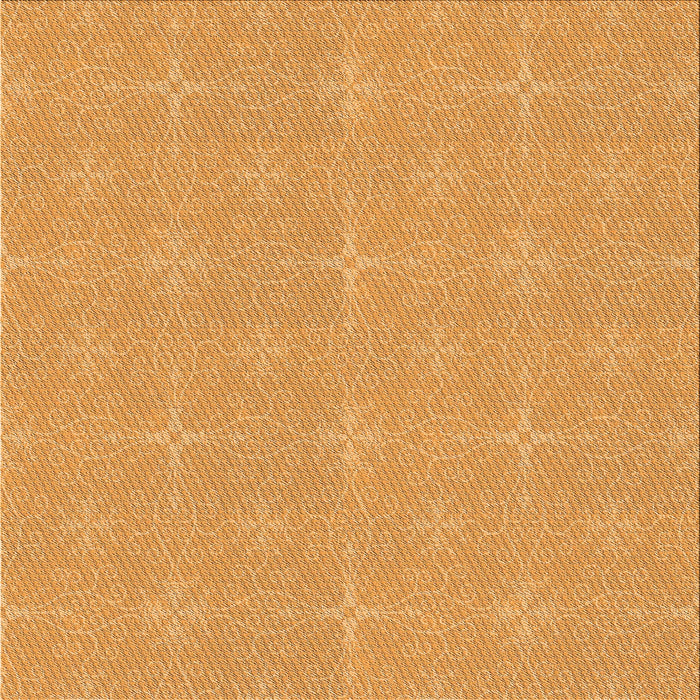 Round Patterned Neon Orange Rug, pat1248org