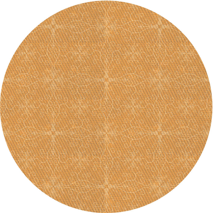 Square Patterned Neon Orange Rug, pat1248org