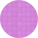 Square Patterned Violet Purple Rug, pat1248pur