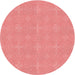 Square Machine Washable Transitional Light Coral Pink Rug in a Living Room, wshpat1248rd