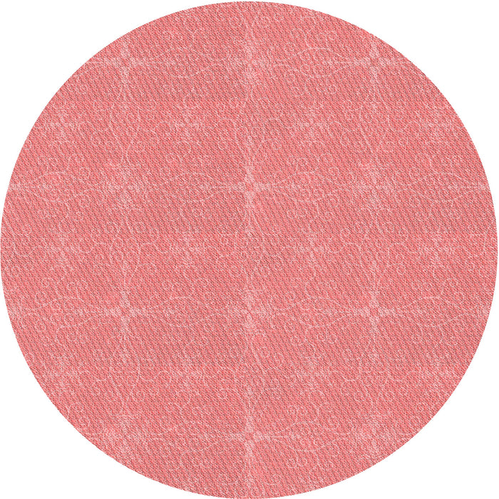 Square Patterned Light Coral Pink Rug, pat1248rd