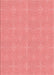 Patterned Light Coral Pink Rug, pat1248rd