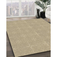 Patterned Brown Novelty Rug, pat1248