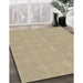 Patterned Brown Novelty Rug in Family Room, pat1248