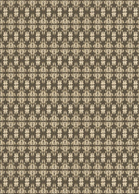 Machine Washable Transitional Dark Brown Rug, wshpat1249brn