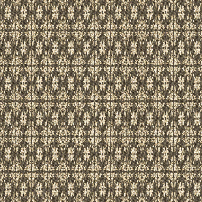 Patterned Dark Brown Rug, pat1249brn