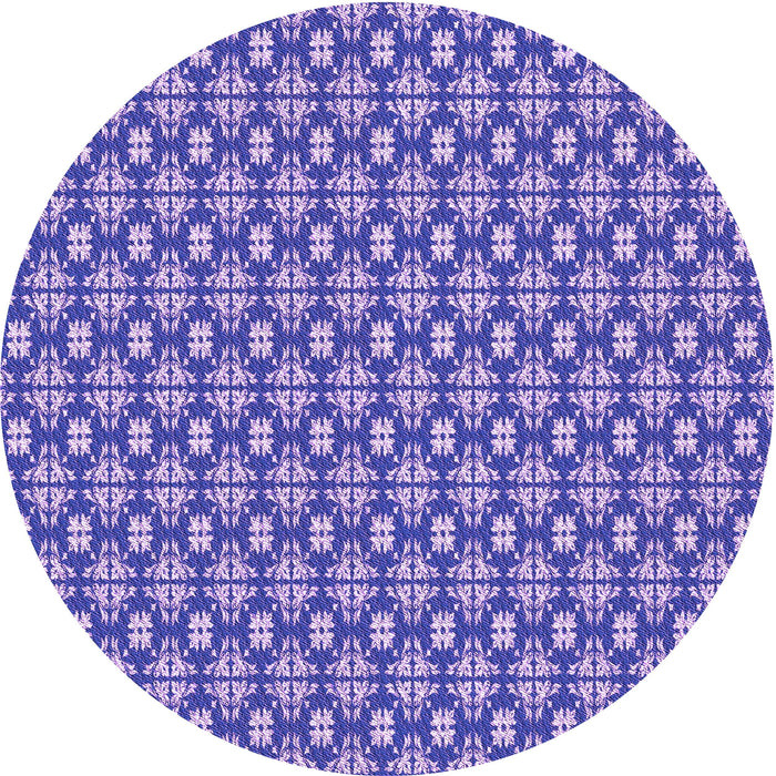 Square Machine Washable Transitional Bright Lilac Purple Rug in a Living Room, wshpat1249pur