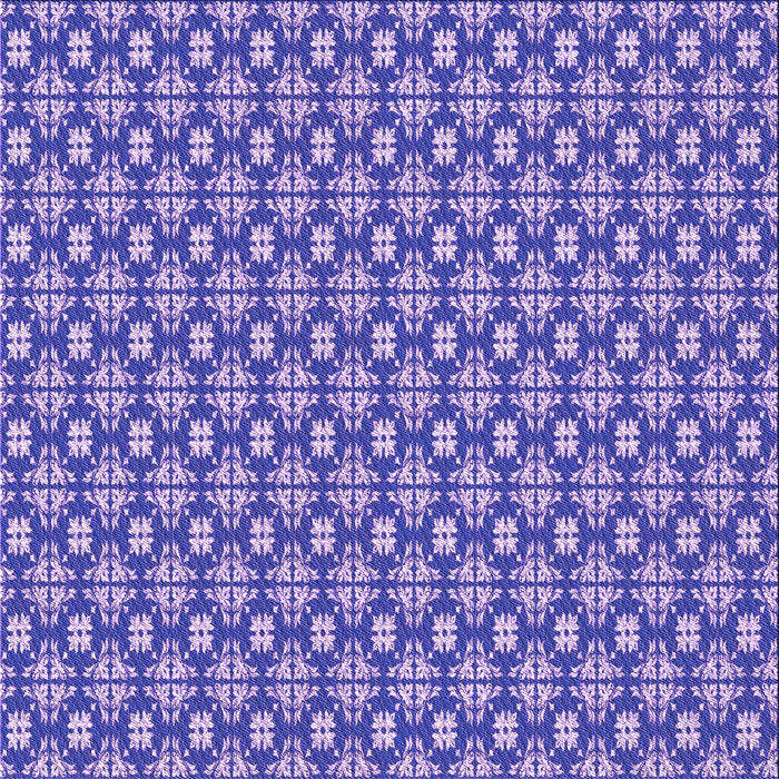 Round Machine Washable Transitional Bright Lilac Purple Rug, wshpat1249pur