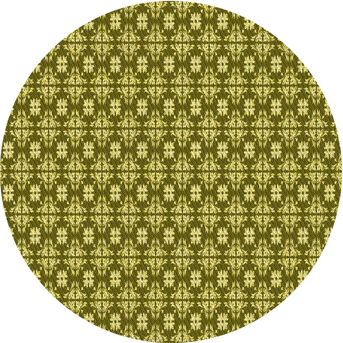 Square Machine Washable Transitional Dark Bronze Brown Rug in a Living Room, wshpat1249yw