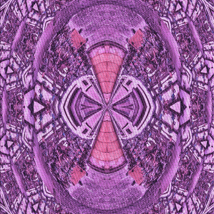 Patterned Dark Magenta Purple Rug, pat125pur