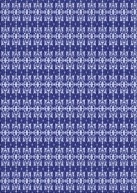 Machine Washable Transitional Cobalt Blue Rug, wshpat1250blu