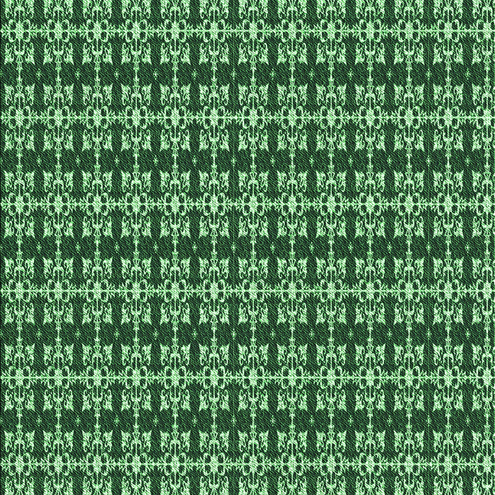 Machine Washable Transitional Deep Emerald Green Rug, wshpat1250grn