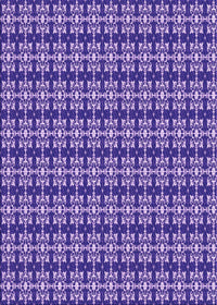 Machine Washable Transitional Bright Lilac Purple Rug, wshpat1250pur