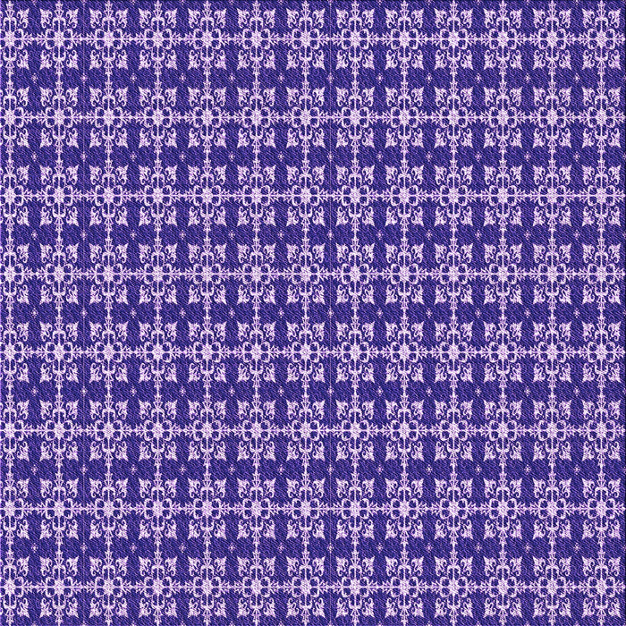 Round Patterned Bright Lilac Purple Rug, pat1250pur