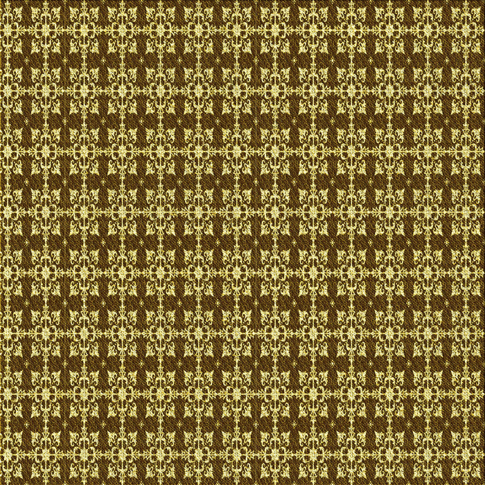 Round Patterned Bakers Brown Rug, pat1250yw