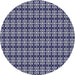 Square Machine Washable Transitional Blue Gray Rug, wshpat1250