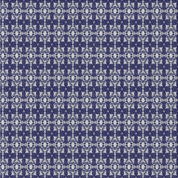 Square Patterned Blue Gray Novelty Rug, pat1250