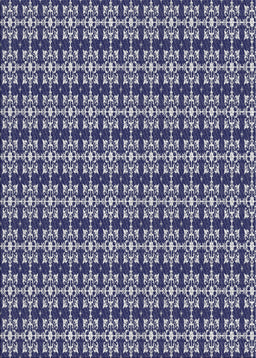Patterned Blue Gray Novelty Rug, pat1250