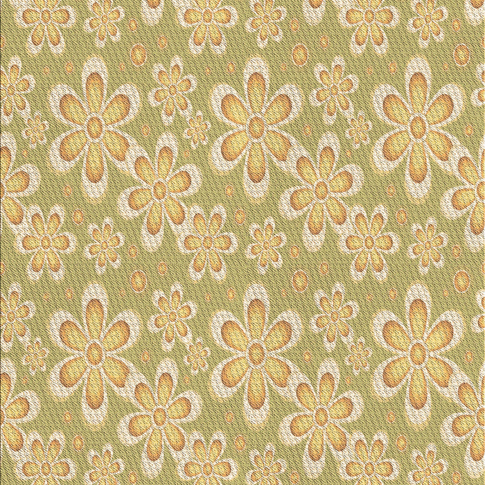 Machine Washable Transitional Caramel Brown Rug, wshpat1251brn