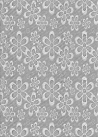 Machine Washable Transitional Platinum Silver Gray Rug, wshpat1251gry