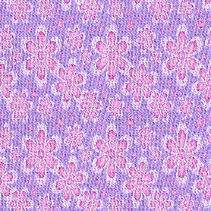 Machine Washable Transitional Purple Rug, wshpat1251pur