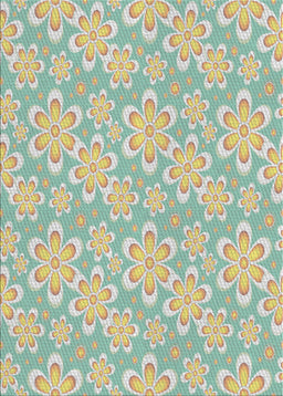 Patterned Khaki Green Novelty Rug, pat1251