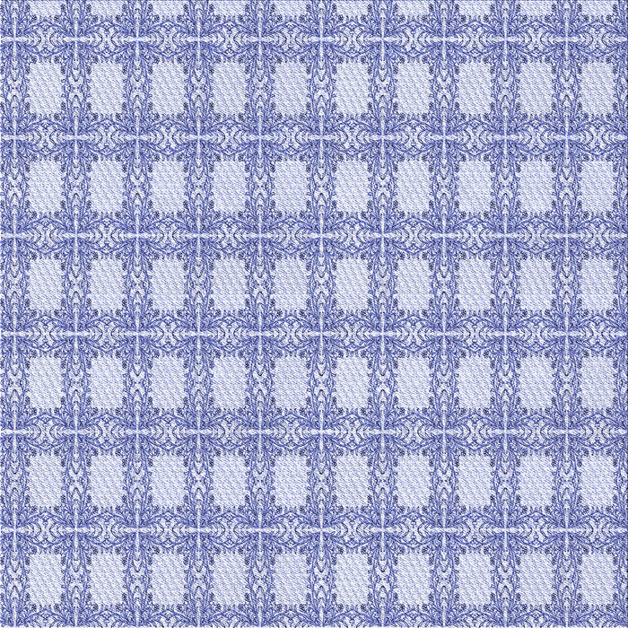 Round Patterned Blue Rug, pat1252blu