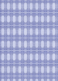 Machine Washable Transitional Blue Rug, wshpat1252blu