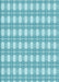 Machine Washable Transitional Blue Rug, wshpat1252lblu