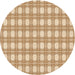 Square Patterned Khaki Gold Rug, pat1252org