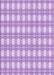 Machine Washable Transitional Purple Rug, wshpat1252pur