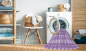 Machine Washable Transitional Purple Rug in a Washing Machine, wshpat1252pur