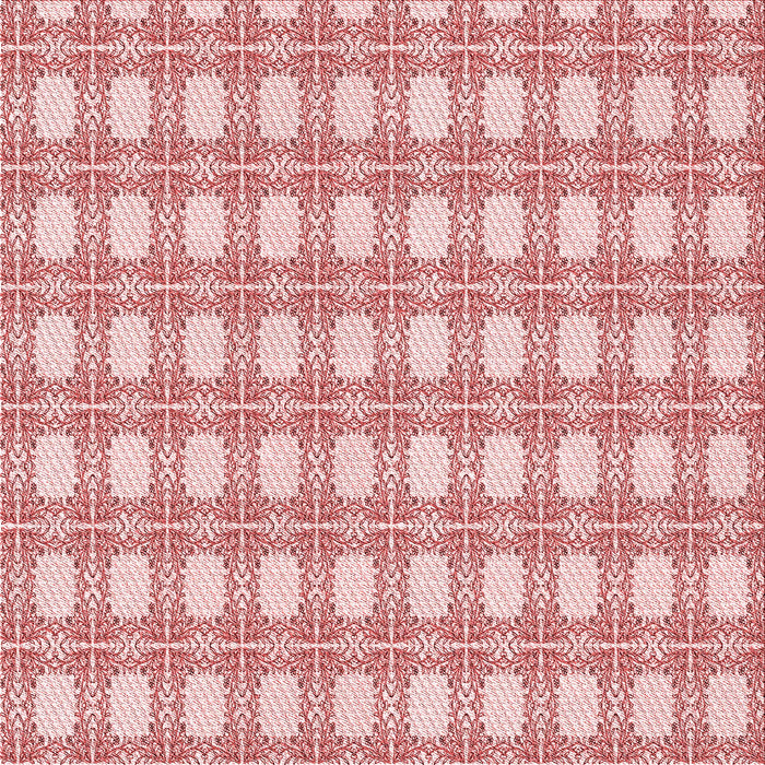 Round Patterned Red Rug, pat1252rd