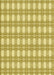 Patterned Dark Golden Brown Rug, pat1252yw