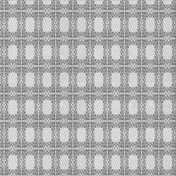 Square Patterned Platinum Gray Novelty Rug, pat1252