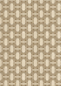 Machine Washable Transitional Golden Blonde Gold Rug, wshpat1253brn