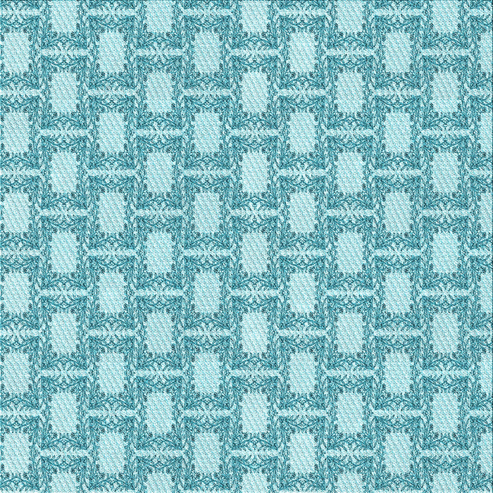 Round Machine Washable Transitional Blue Rug, wshpat1253lblu