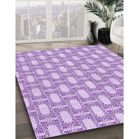 Patterned Purple Rug, pat1253pur