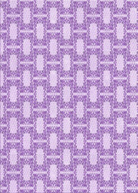 Machine Washable Transitional Purple Rug, wshpat1253pur