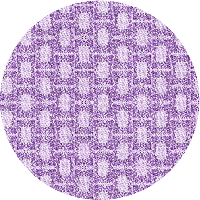 Square Patterned Purple Rug, pat1253pur