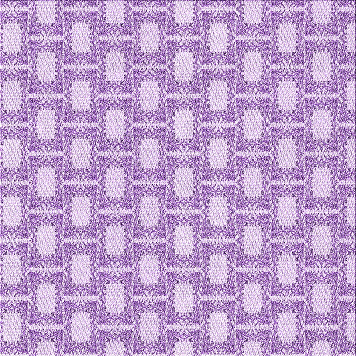 Round Patterned Purple Rug, pat1253pur