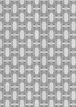Patterned Gray Novelty Rug, pat1253