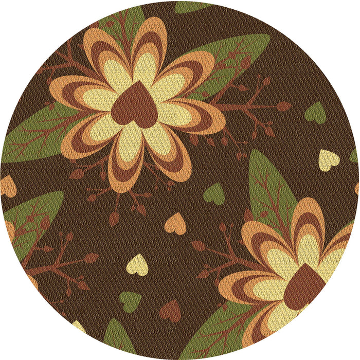 Square Machine Washable Transitional Night Red Rug in a Living Room, wshpat1254brn