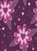 Patterned Orchid Purple Rug, pat1254pur