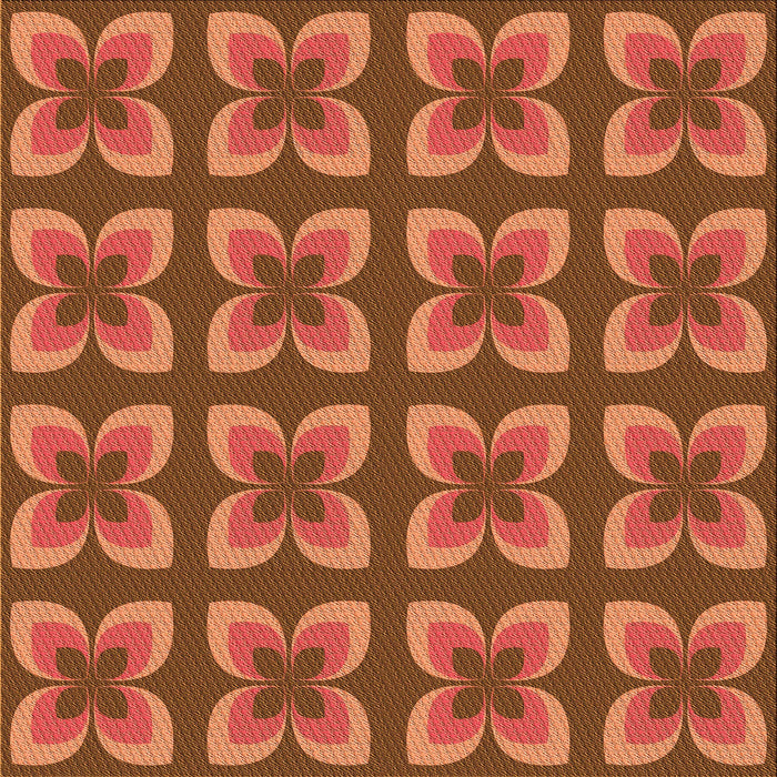 Round Machine Washable Transitional Orange Rug, wshpat1255org