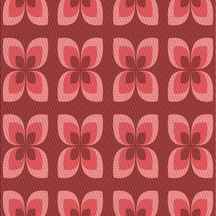 Patterned Red Rug, pat1255rd