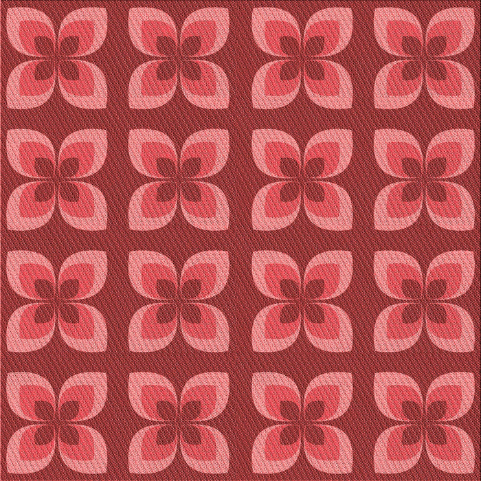Round Machine Washable Transitional Red Rug, wshpat1255rd