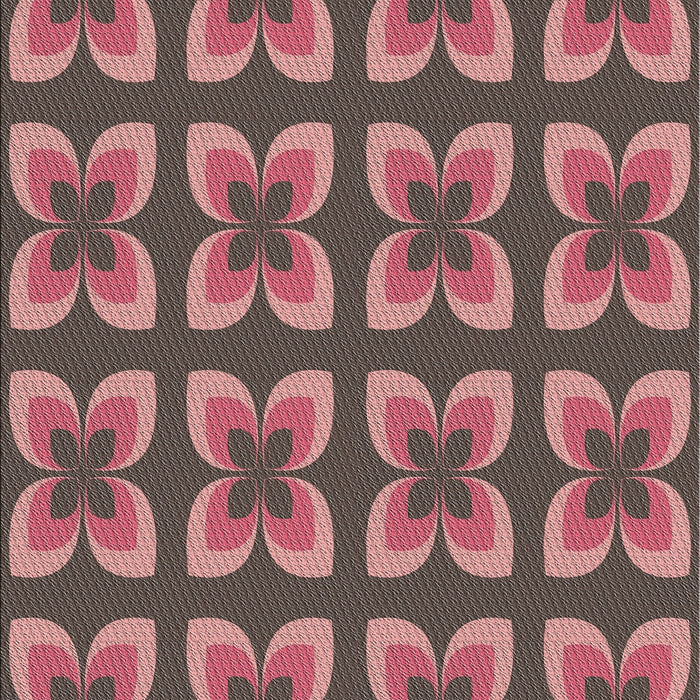 Patterned Red Novelty Rug, pat1255