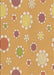 Patterned Yellow Orange Rug, pat1256brn